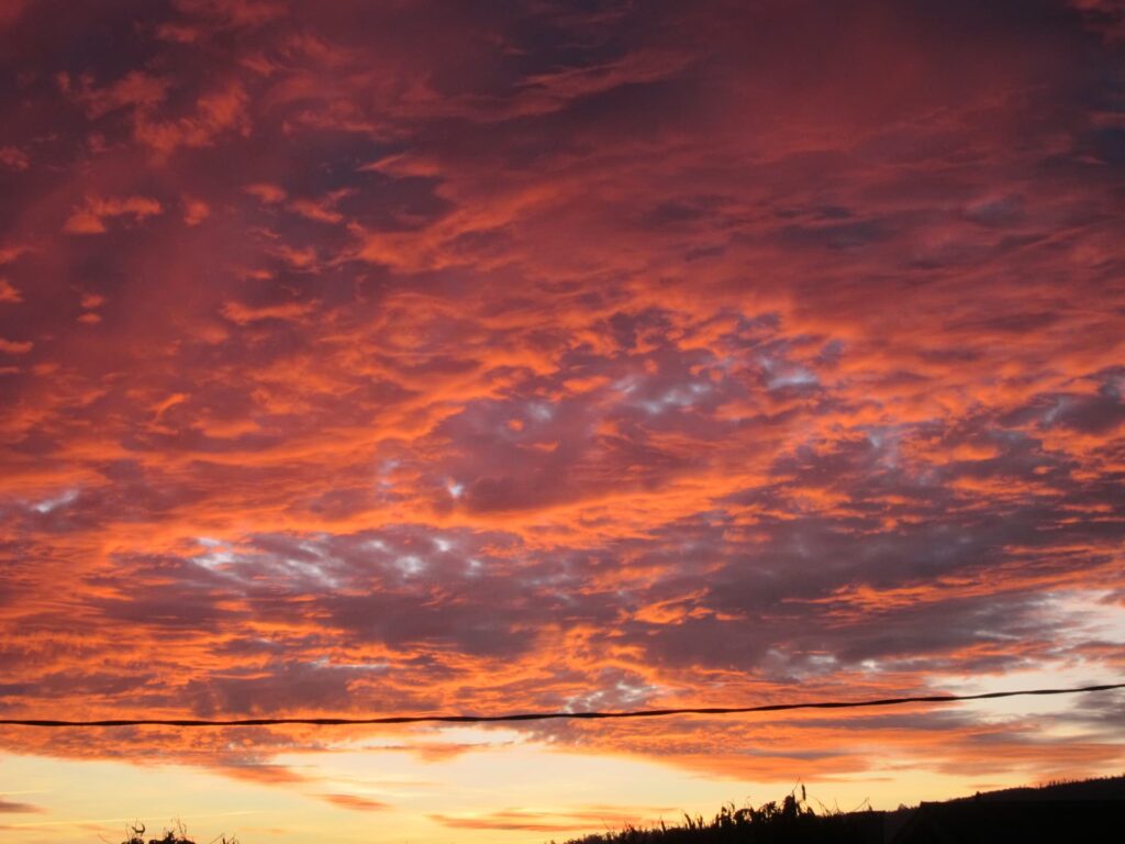 Cielo rojo